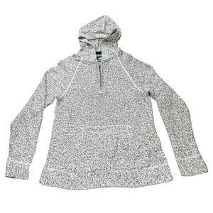 Grey Knitted Roots Quarter Zip Hoodie (S)